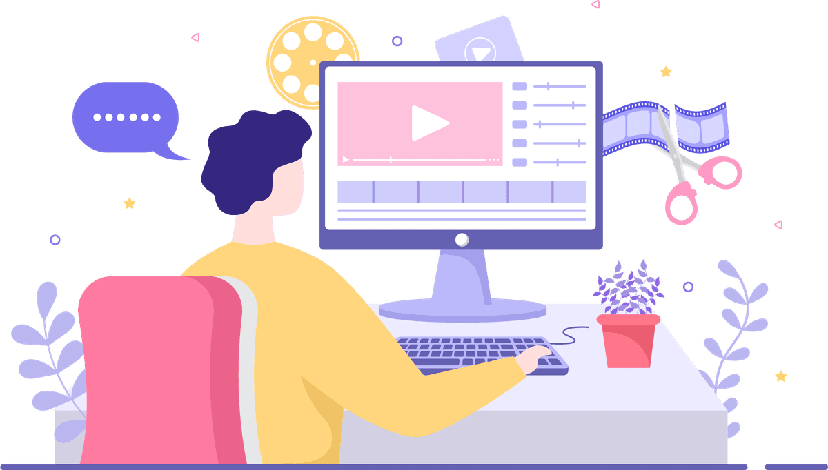 Content Creator Illustration